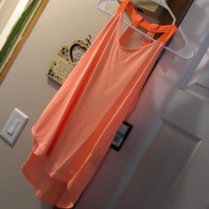 Nike orange “breathe” sport tank top